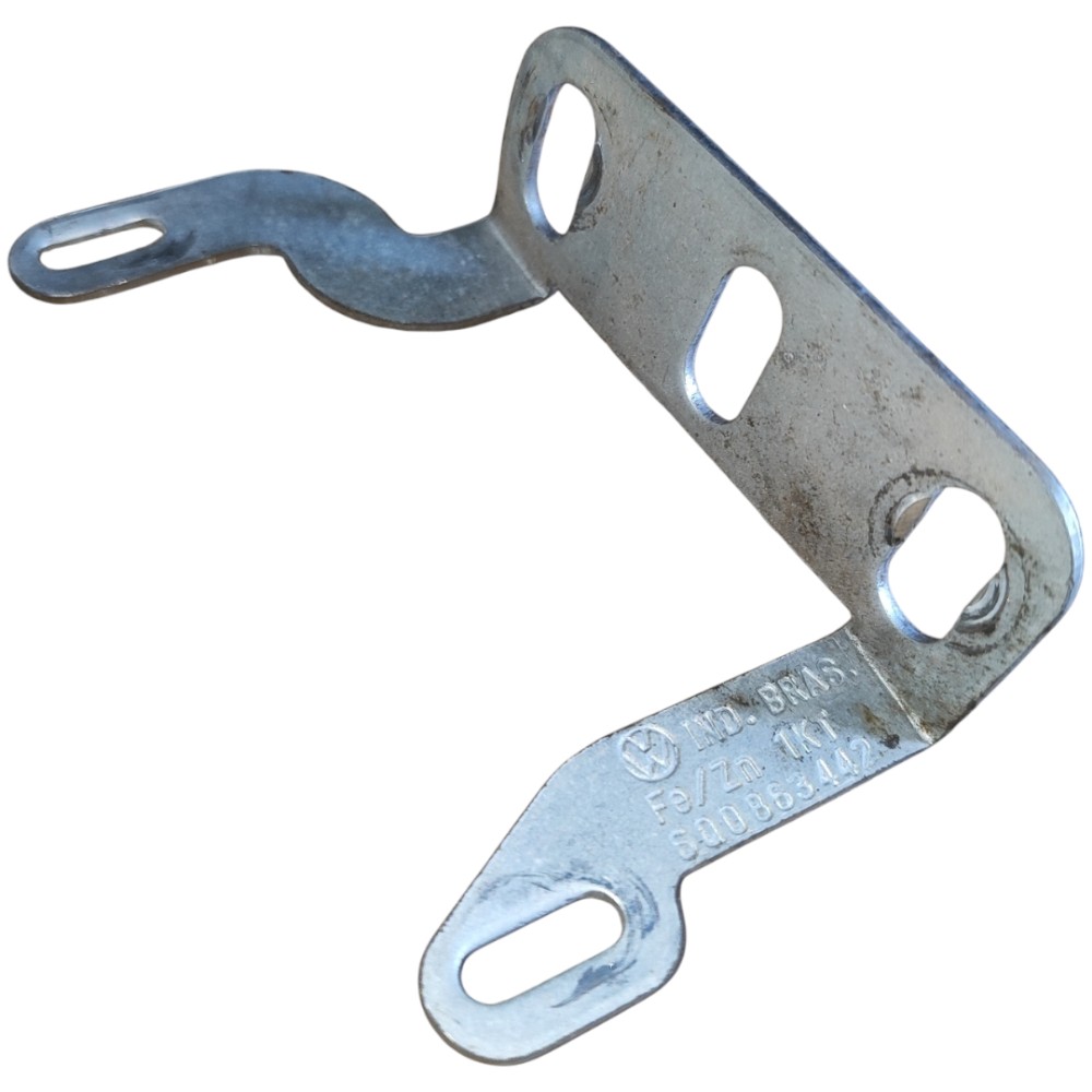 Suporte Fixação Traseiro Console Central Vw Polo 2003 2013 Prata