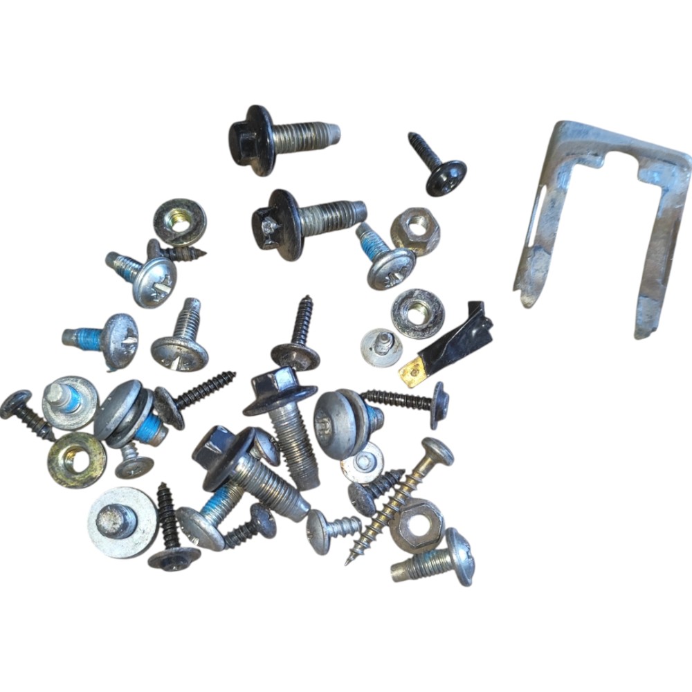 Kit Todos Parafusos Porta Ford Ecosport 2003 2005 2008 2013 Prata