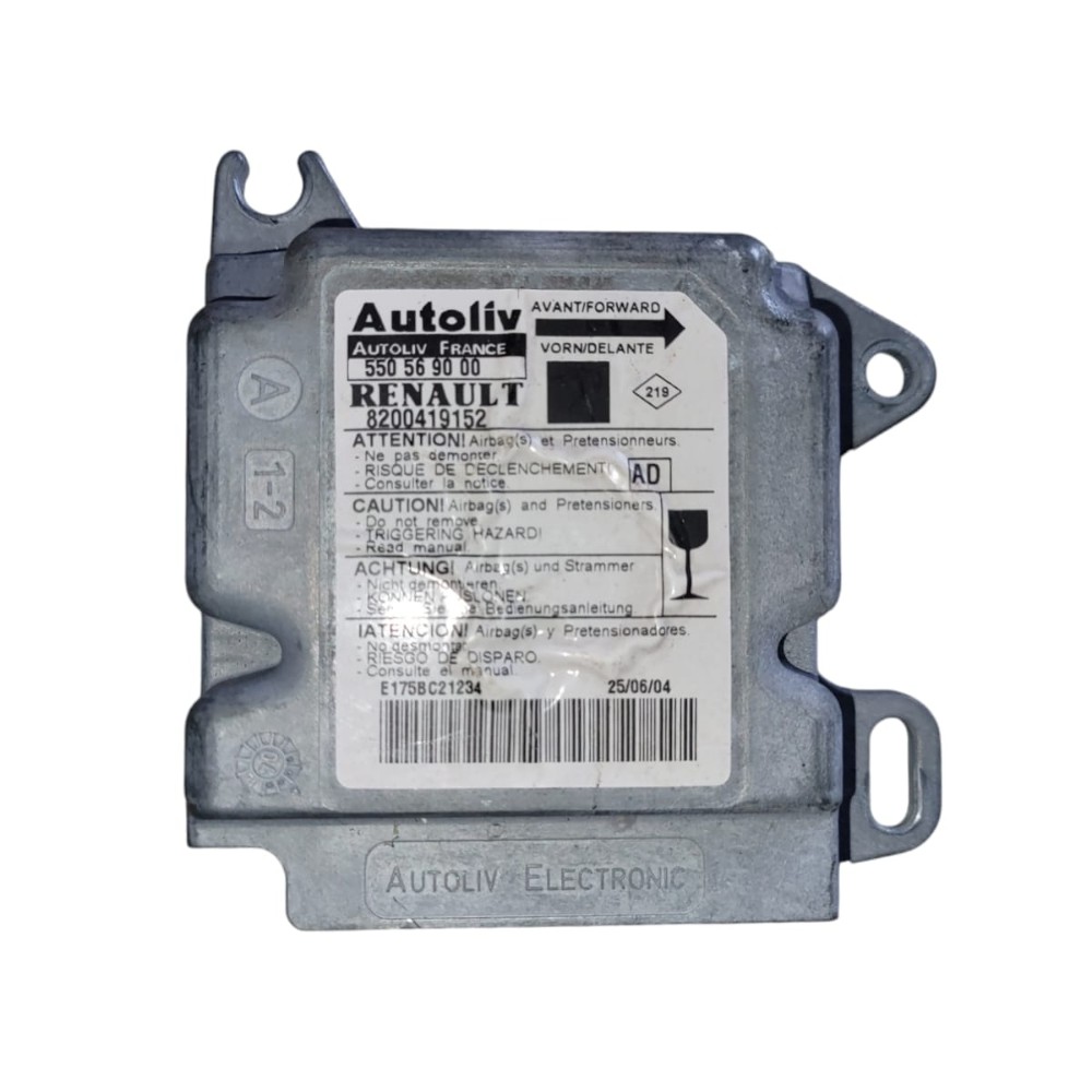 Kit Airbag Renault Scenic 2003 2004 2005 2006 2007 2008 11