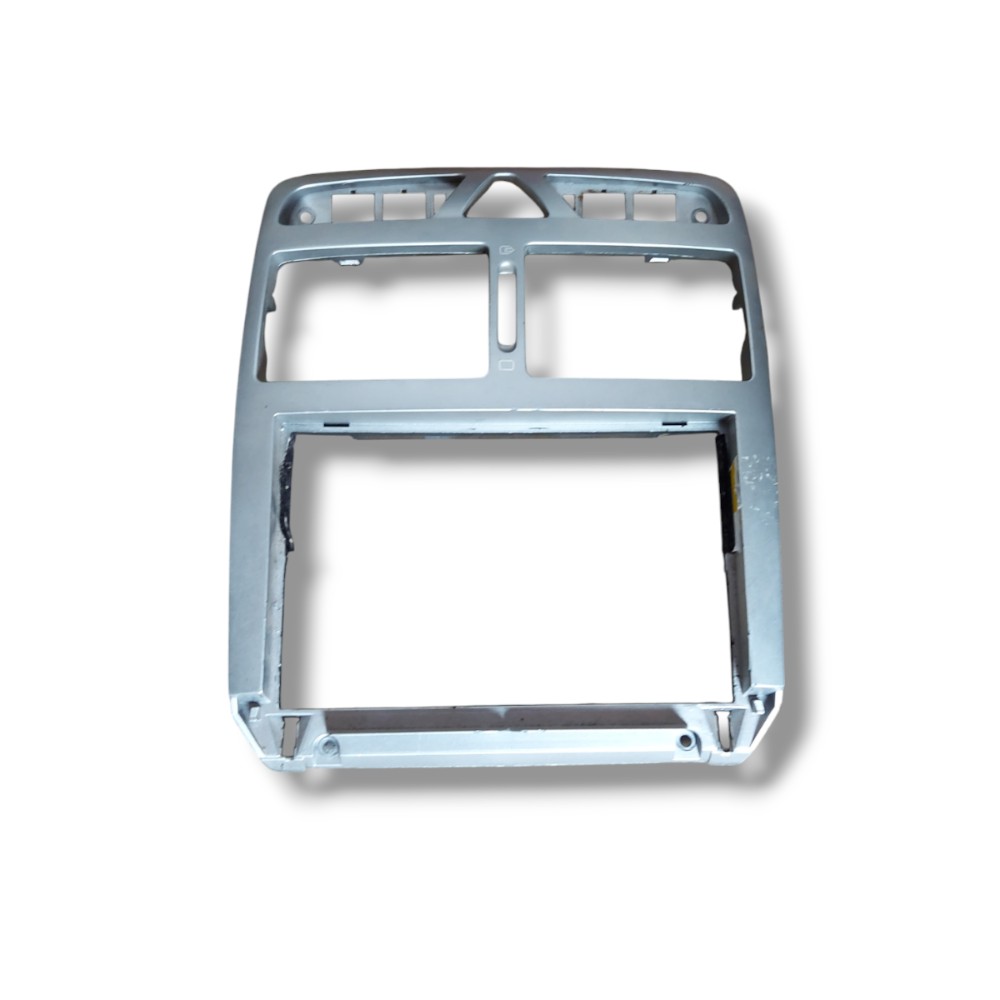 Moldura Painel Central Peugeot 307 2002 2003 2006 2010 2012  Cinza 2