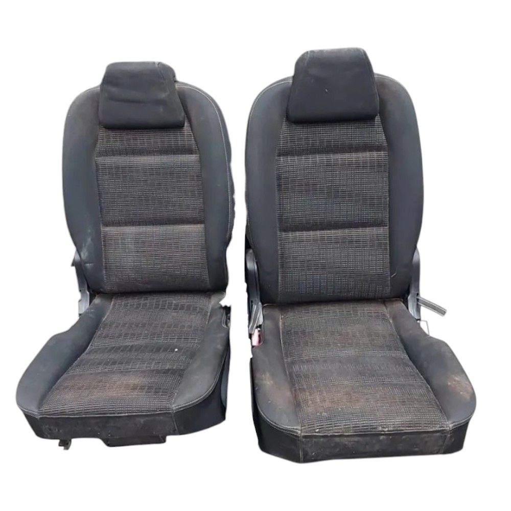 Par Bancos Traseiro Peugeot 307 Sw 2004 2005 2006 2007 2012 Preto