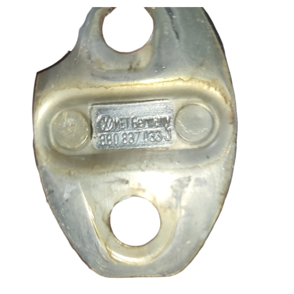 Batente Porta Fechadura Traseira Esquerda Vw Passat 98 2005 Prata 4