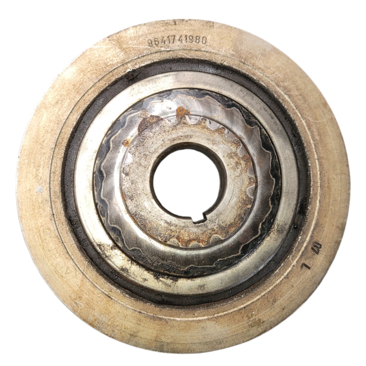Polia Virabrequim Motor 307 C4 Picasso 2.0 16v 9641741980 1