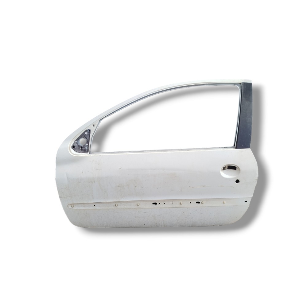 Porta Dianteira Esquerda Peugeot 206 2p 2000 2005 2009 2010 Dianteira Esquerda Branco 2