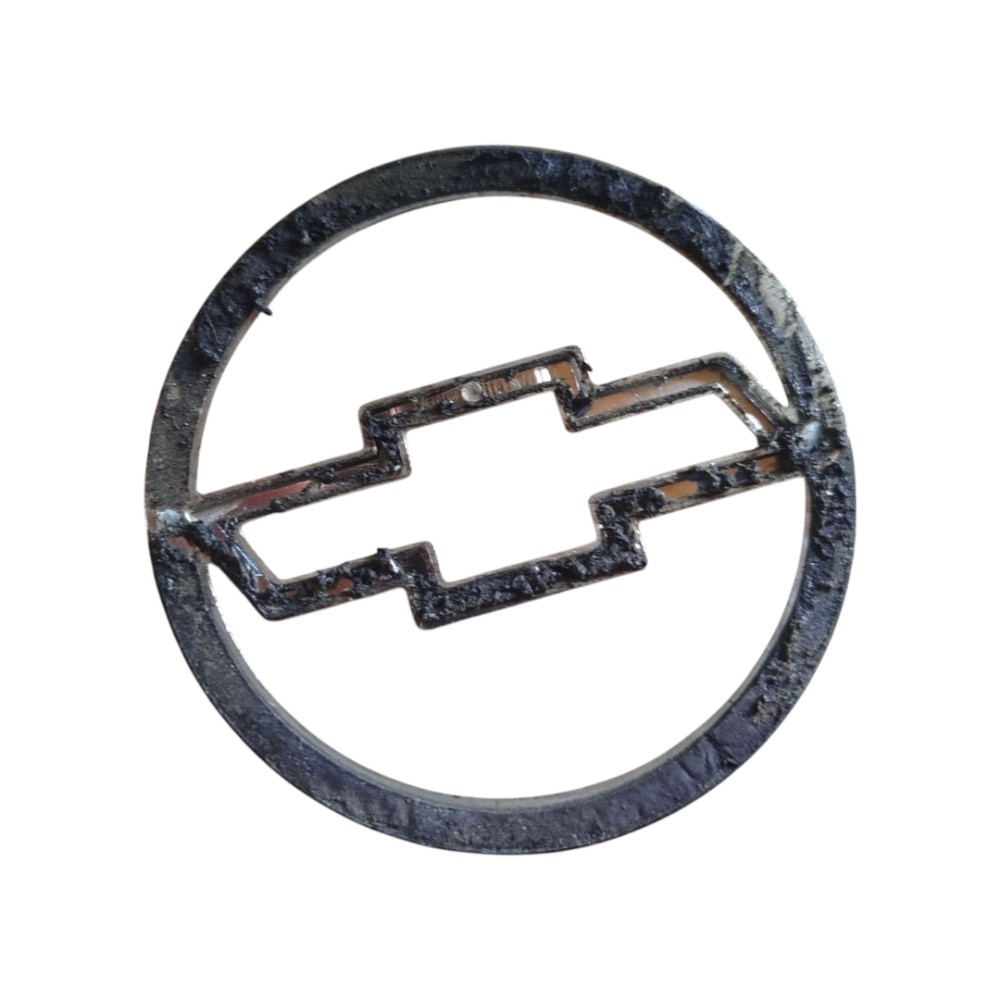 Emblema Tampa Porta Malas Chevrolet Zafira Corsa Montana Prata 3