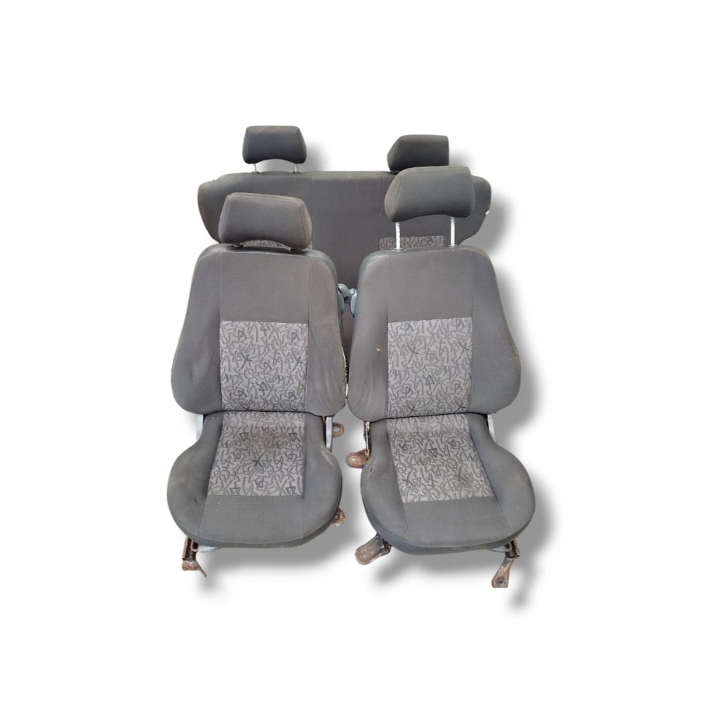 Jogo Banco Ford Ka 2008 2010 2011 2012 2013 Com Detalhe  Preto 1