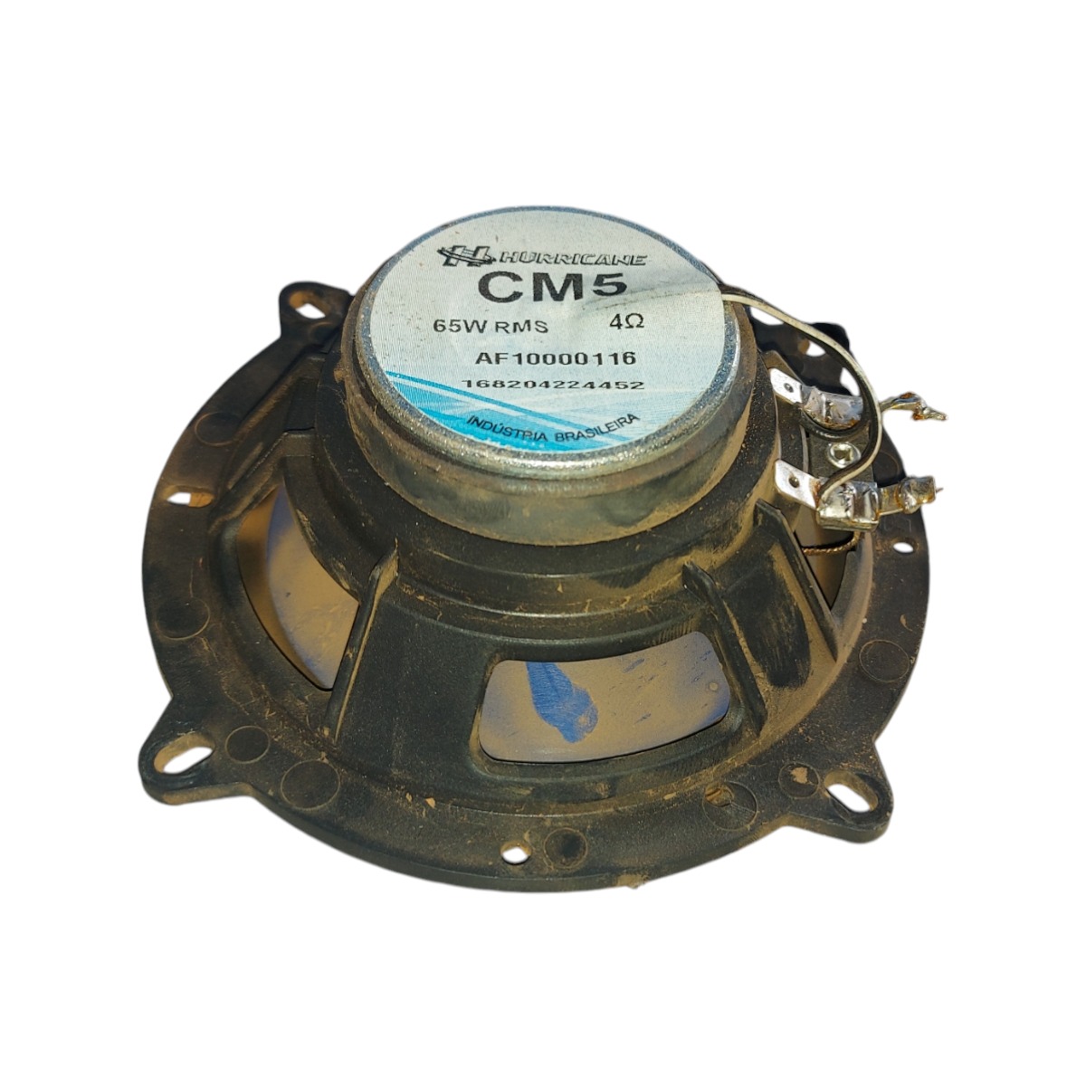 Alto Falante Quadraxial 5 Polegadas Hurricane 65w Original Azul 2