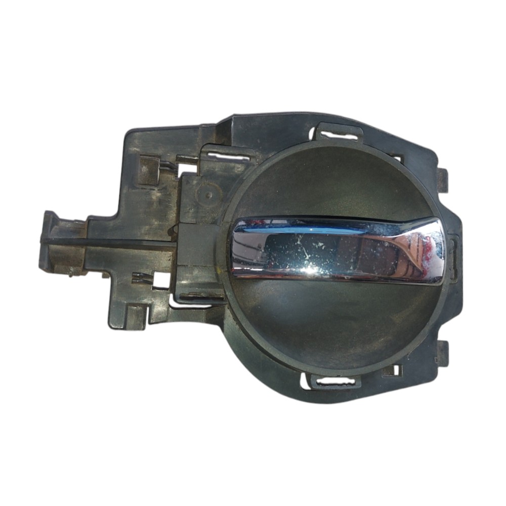 Maçaneta Interna Dianteira Esquerda Citroen C3 2003 2012 Preto Dianteira