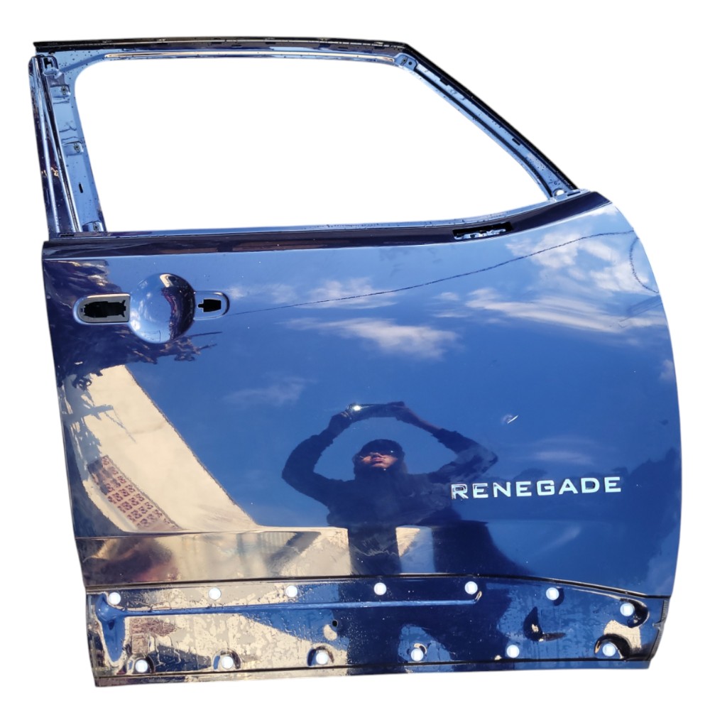 Porta Dianteira Direita Jeep Renegade 2015 2016 2017 2024 Dianteira Direito Azul 1