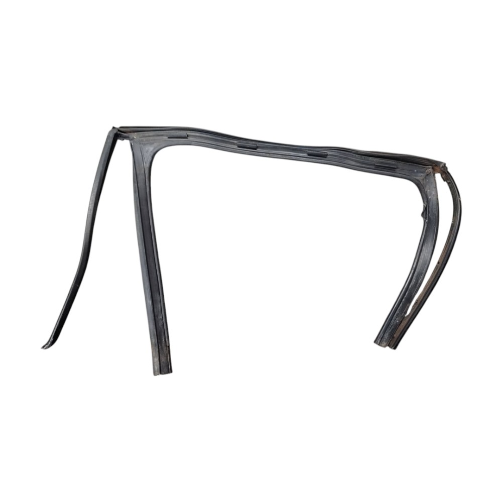 Borracha Canaleta Vidro Traseiro Esquerdo Vw Polo 2003 2015 Preto