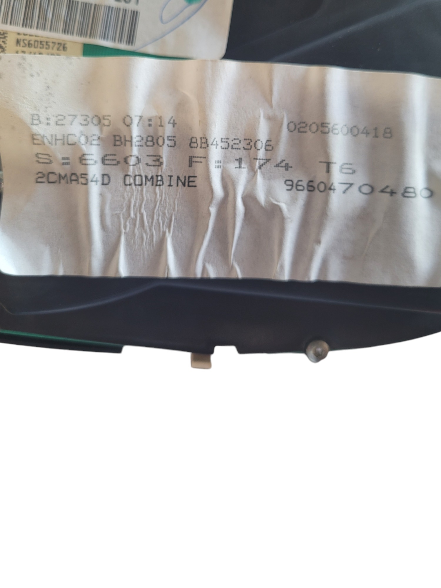 Painel Instrumentos Velocimetro Rpm Peugeot 307 9660470480 Preto 7