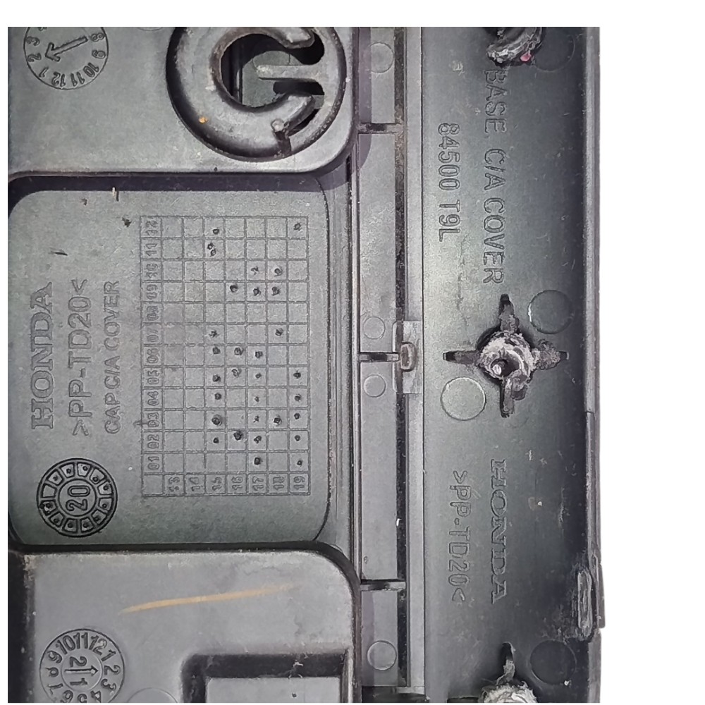 Tampao Top Tether Traseiro Porta Malas Honda City 2015 2021 6