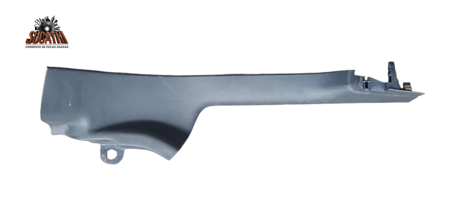 Acabamento Soleira Traseiro Esquerdo Megane 2007 2010 2012 Cinza-escuro 7