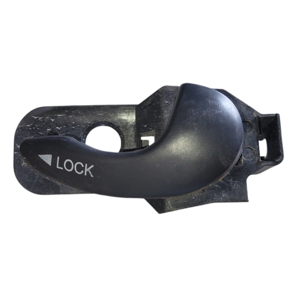 Maçaneta Interna Porta Esquerda Corsa Pick Up 1994 1995 2002 Prata Dianteira 2