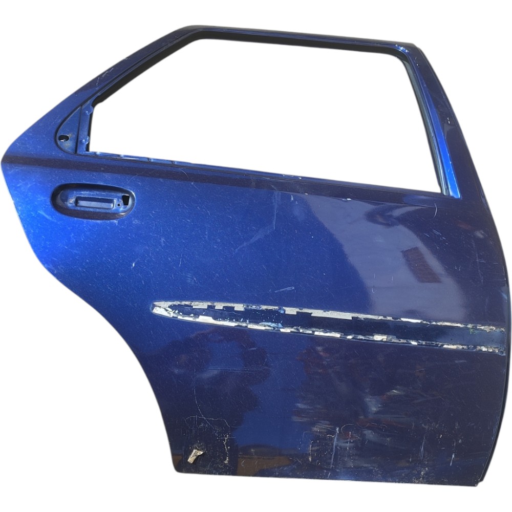 Porta Traseira Direita Ford Fiesta 1997 1998 1999 2000 2001 Traseira Direito Axul