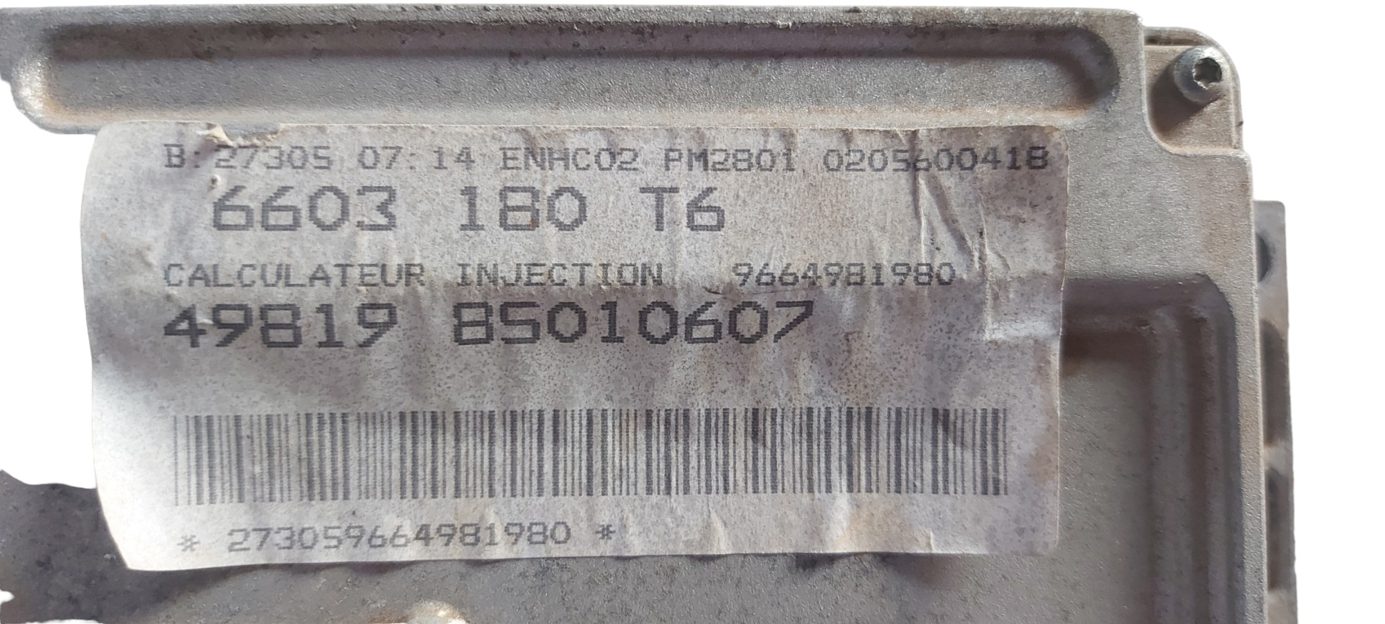 Modulo Injecao 307 Picasso C4 2.0 9664981980 Original 3