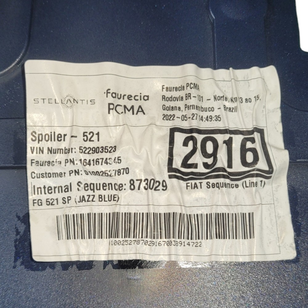 Aplique Aerofólio Spoiler Jeep Renegade 2015 2016 2017 2024 7