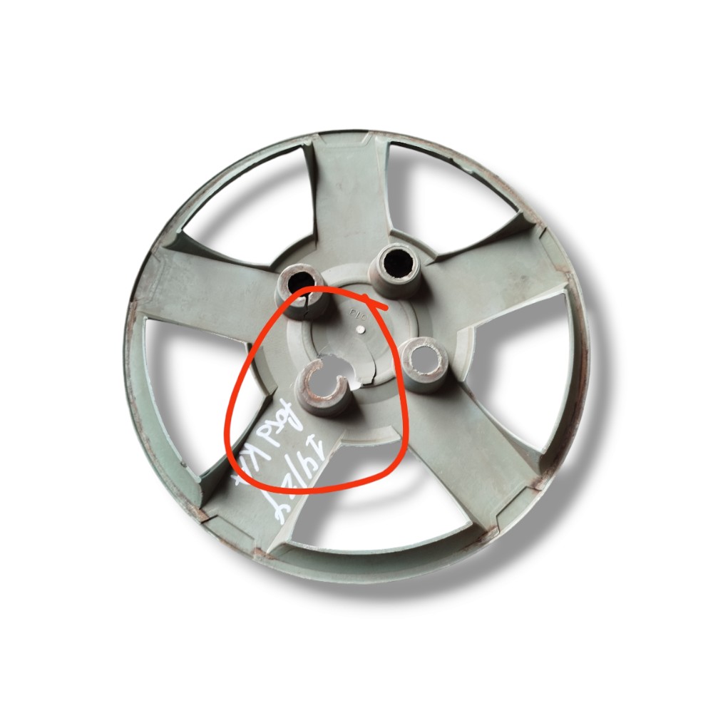Jogo Calota de Roda Ford Ka 2008 2010 2011 2012 2013 detalhe