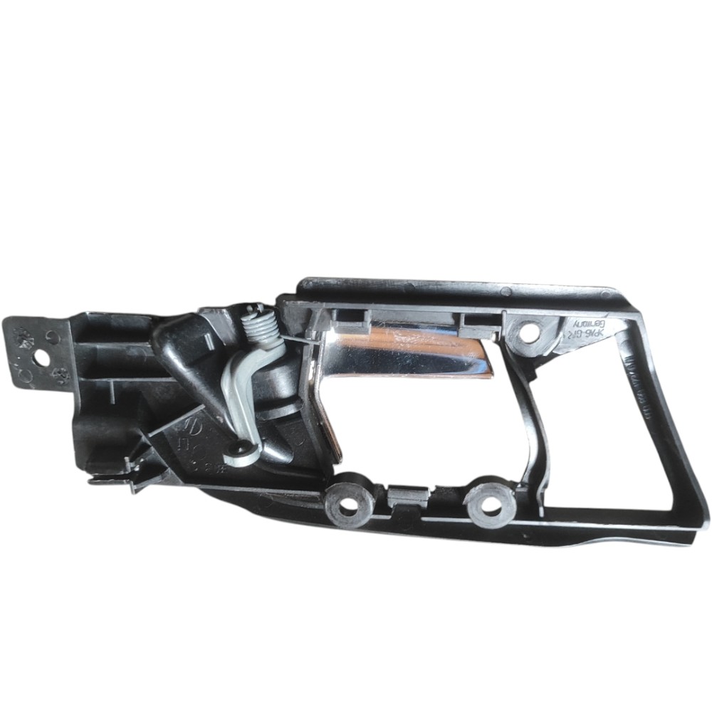 Maçaneta Interna Traseira Vw Polo 2009 2011 2013 2014 Prata Traseira 5