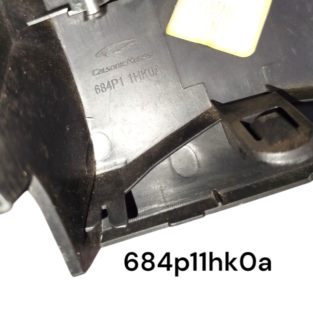 Moldura Painel Instrumento Nissan March Versa 2012 2019 Preto 8