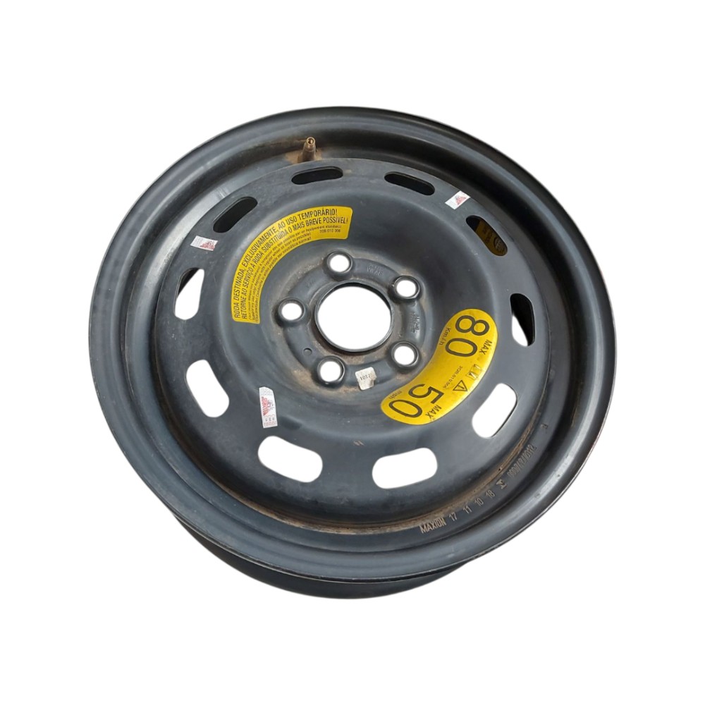 Roda Ferro Aro 14 Volkswagen Gol Fox Preto