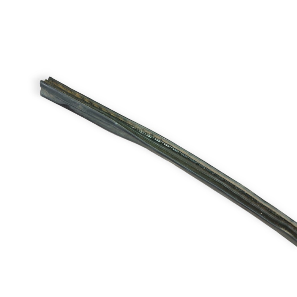 Borracha Canaleta Vidro Porta Traseira Esquerda C3 2003 2013 Preto 3