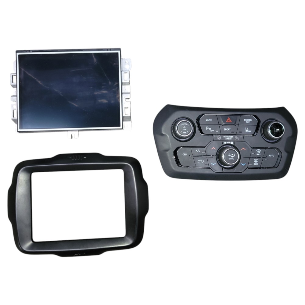 Kit Multimídia Original Jeep Renegade T270 2021 2022 2023 Preto