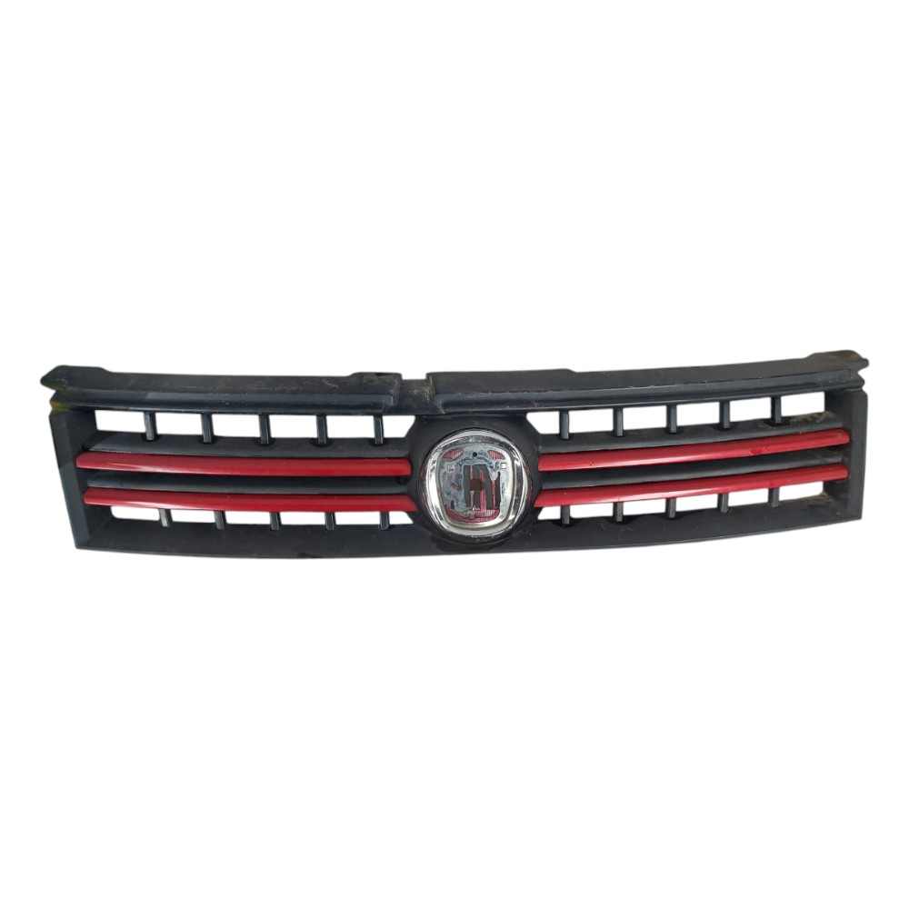 Grade Parachoque Dianteira Fiat Stilo 2008 A 2011 Original Preto Plástico