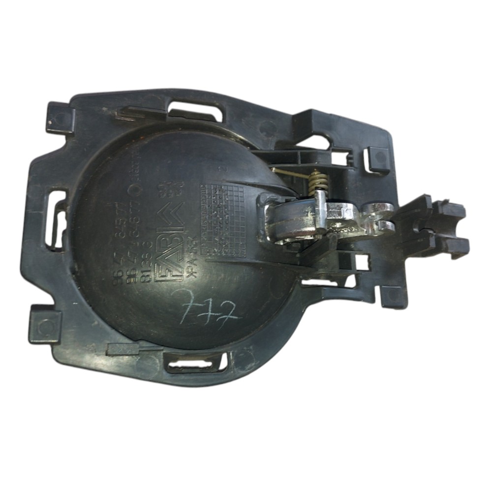 Maçaneta Interna Dianteira Esquerda Citroen C3 2003 2012 Preto Dianteira 4