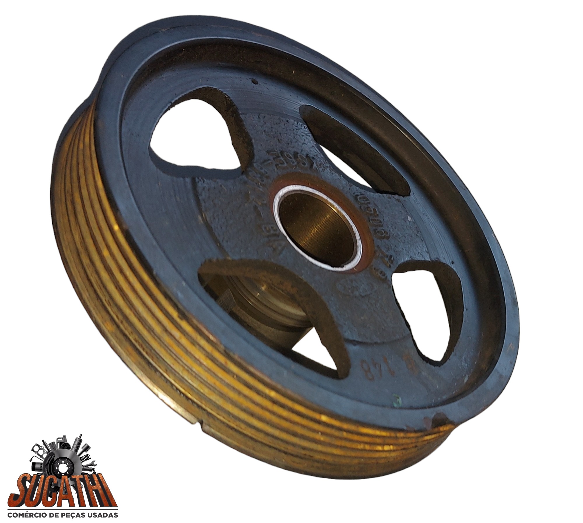 Polia Virabrequim Ford Ecosport Fiesta Ka 8v 1997 1998 2013 1