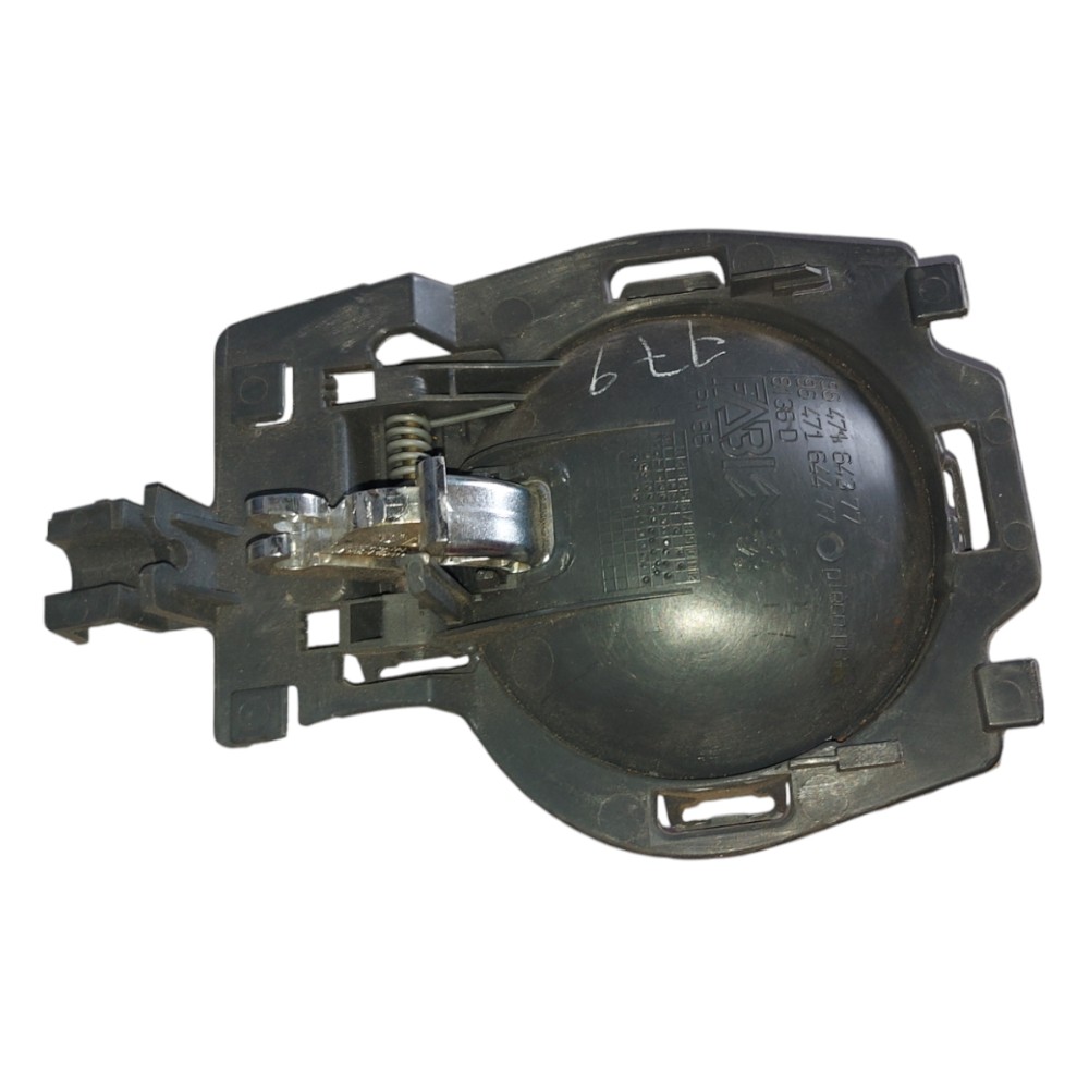 Maçaneta Interna Traseira Direita Citroen C3 2003 2004 2012 Preto Traseira 4