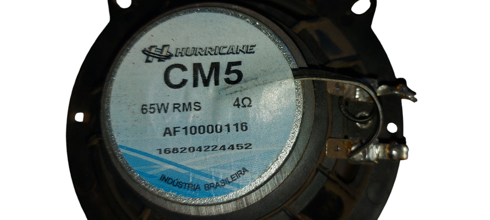 Alto Falante Quadraxial 5 Polegadas Hurricane 65w Original Azul 3