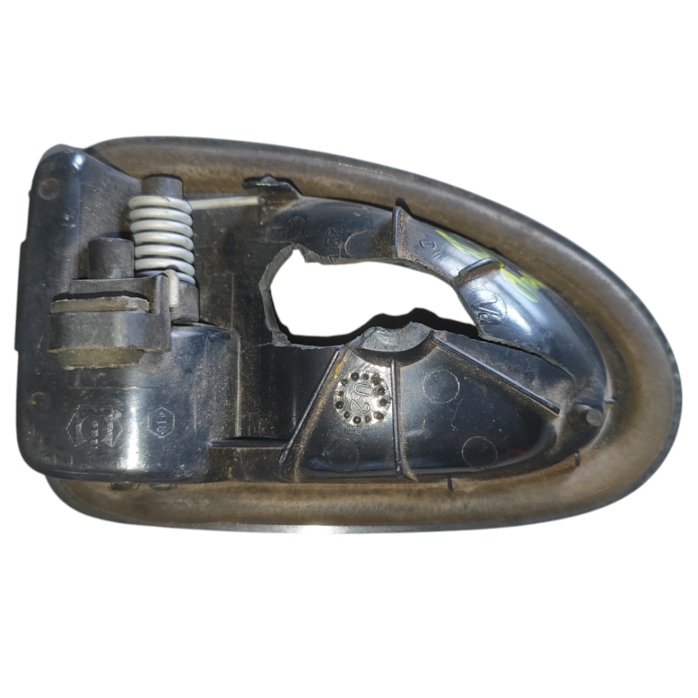 Maçaneta Interna Dianteira Direita Renault Clio 2001 2014 Preto Dianteira 4