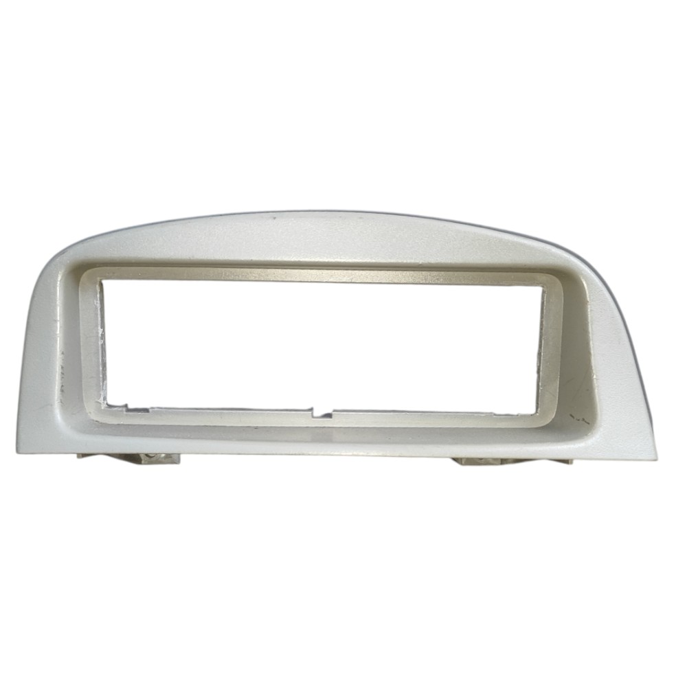 Moldura Central Rádio Painel Fiat Palio Siena Strada Fire Cinza