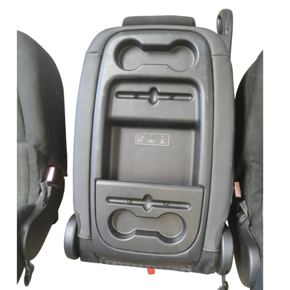 Jogo Bancos Traseiro Peugeot 307 Sw 2008 2009 2010 2011 2013 Preto