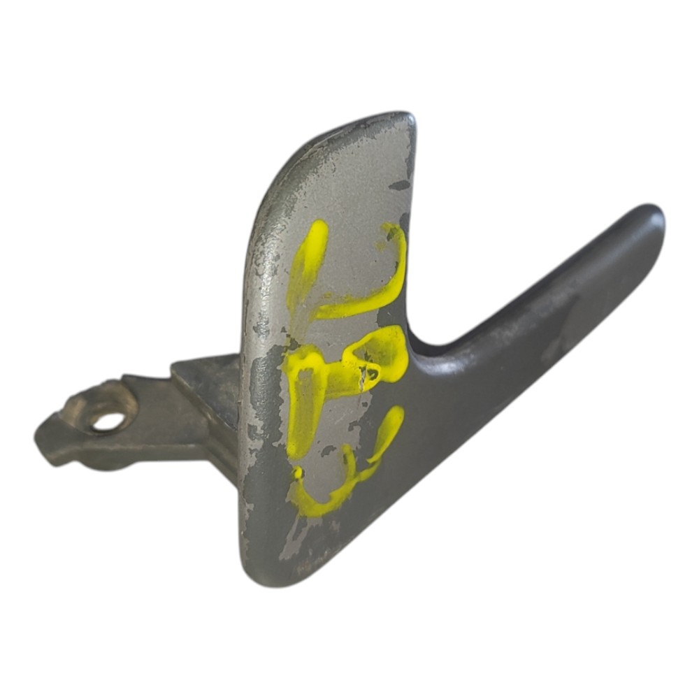 Alça Maçaneta Interna Porta Esquerda Fiat Uno 2p Original Cinza Dianteira/traseira 2