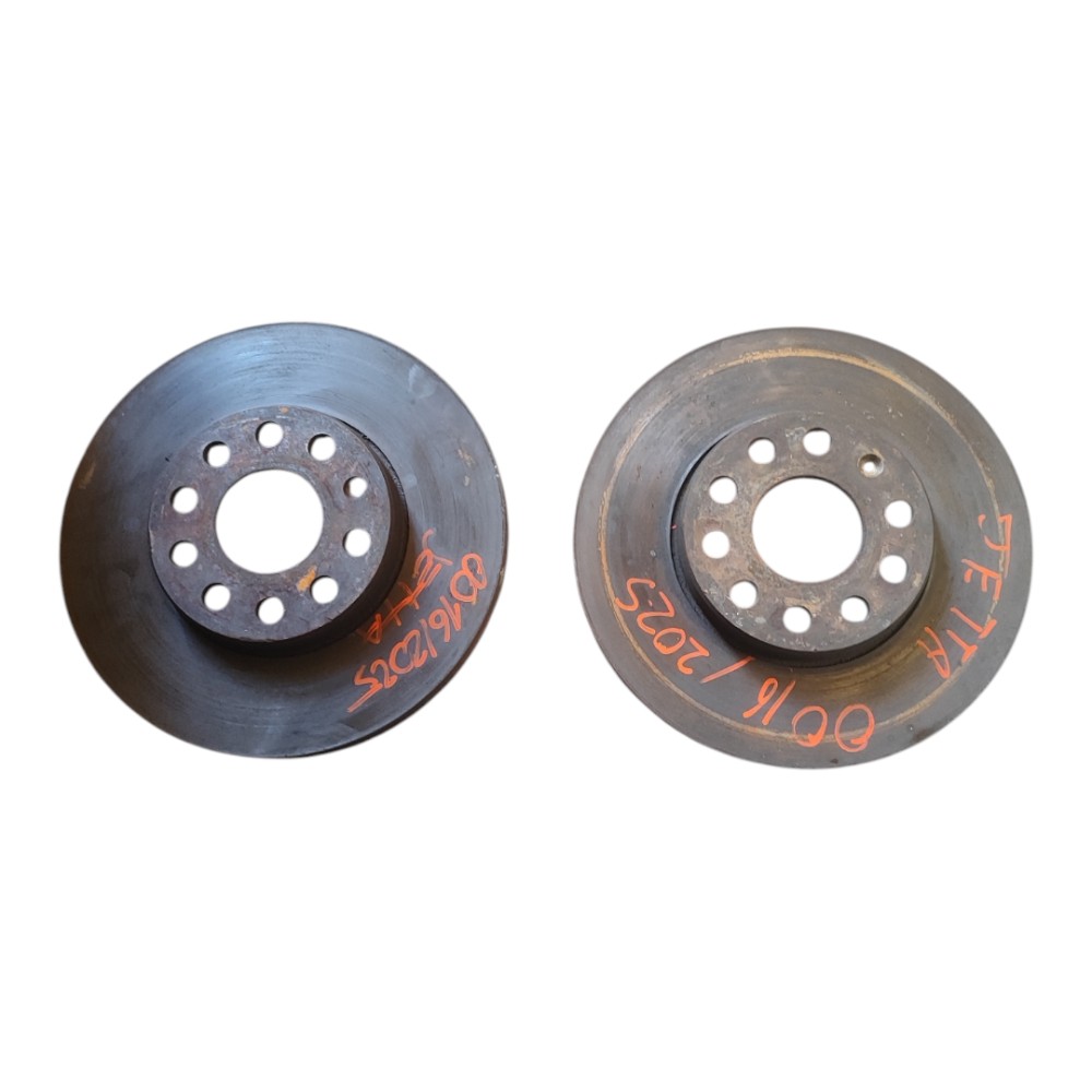 Par Discos Freio Dianteiro Vw Jetta 2.5 2007 2008 2009 2010