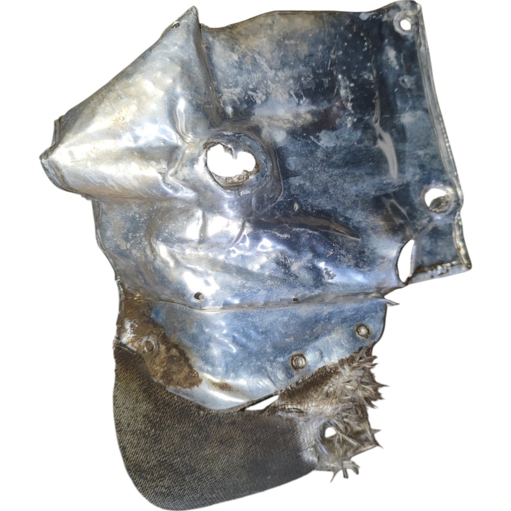Defletor Calor Coxim Motor Audi A4 Vw Passat Alemão 1996/05 Prata 4