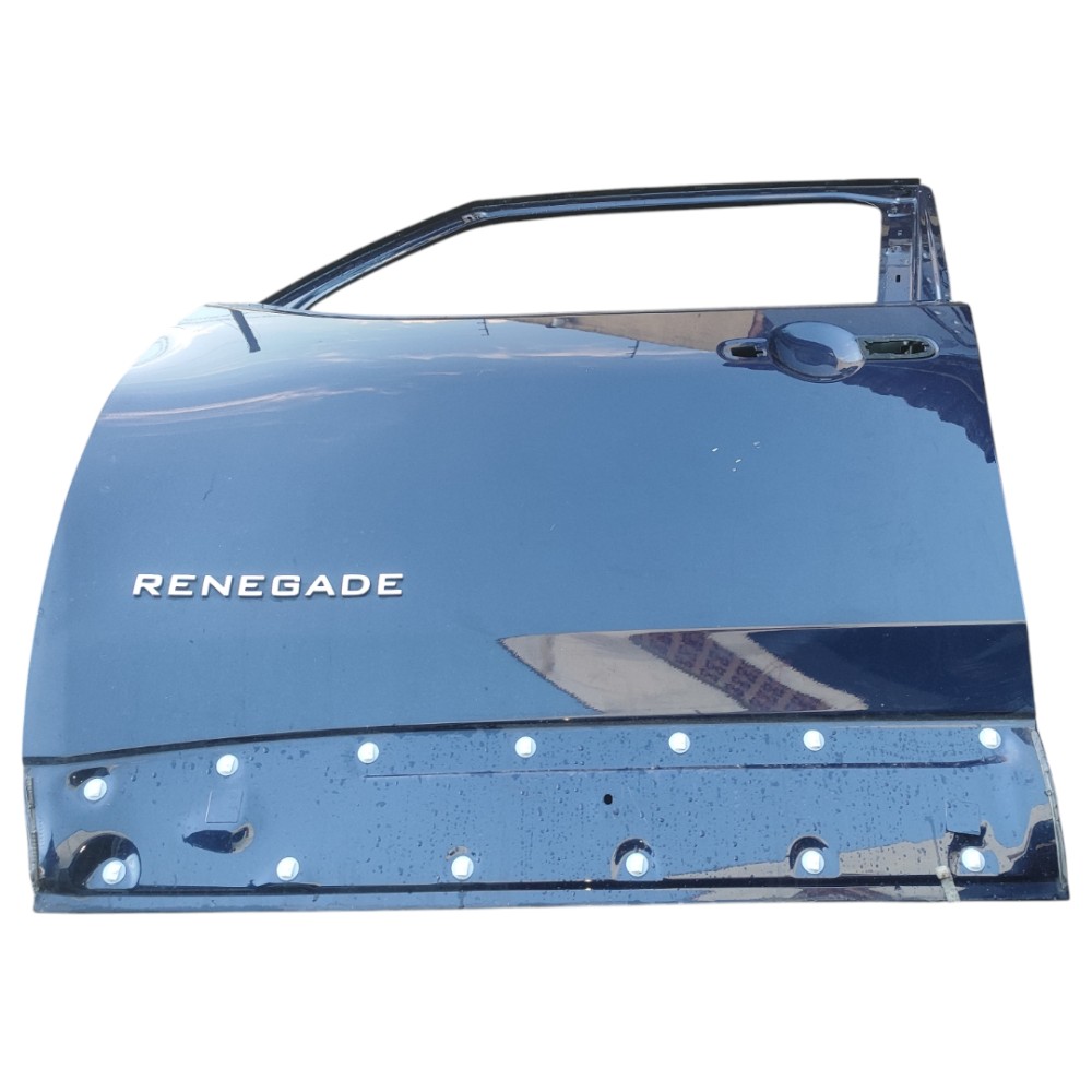 Porta Dianteira Esquerda Jeep Renegade 2015 2016 2017 2024 Dianteira Esquerdo Azul 2