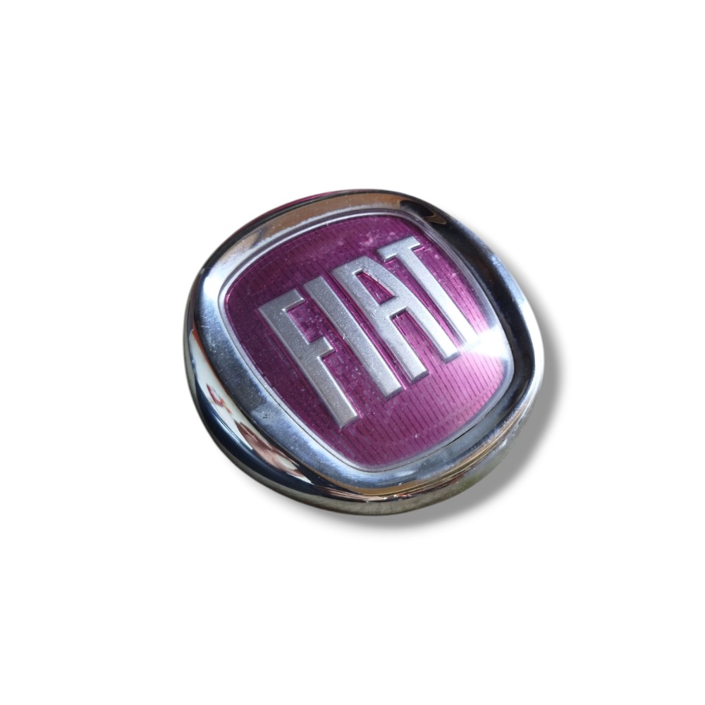 Emblema Dianteiro Grade Palio Strada Punto 2008 A 2012  Prata