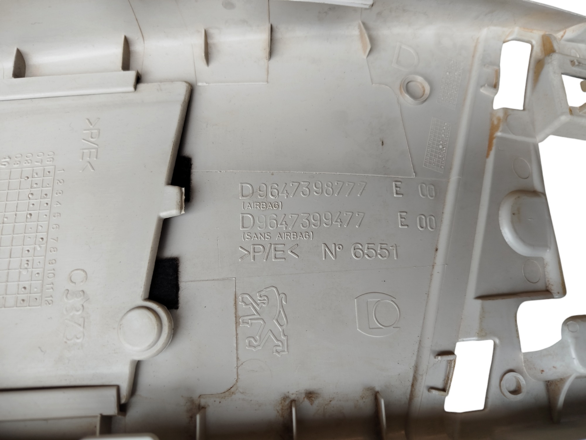 Moldura Coluna Interna Direita Peugeot 307 Sw 2006 A 2013 9
