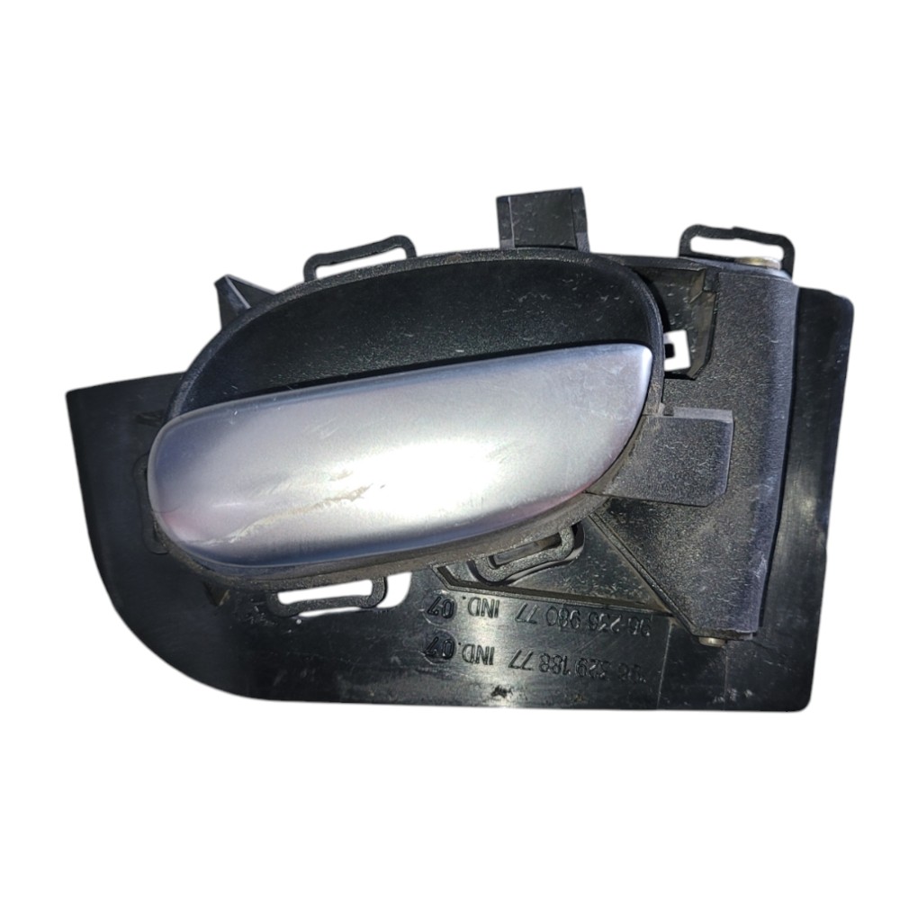 Maçaneta Interna Dant Tras Direita Peugeot 206 207 Original Prata Dianteira/traseira 2