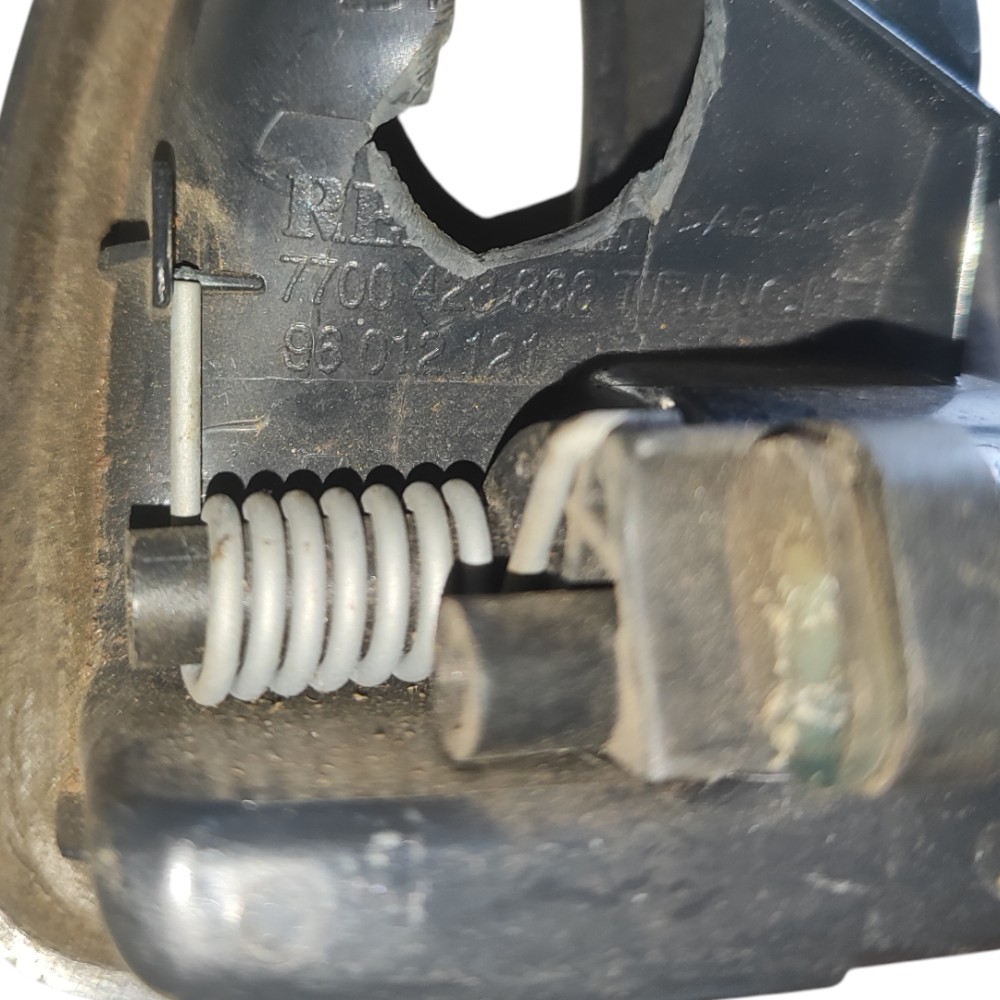 Maçaneta Interna Dianteira Direita Renault Clio 2001 2014 Preto Dianteira 5