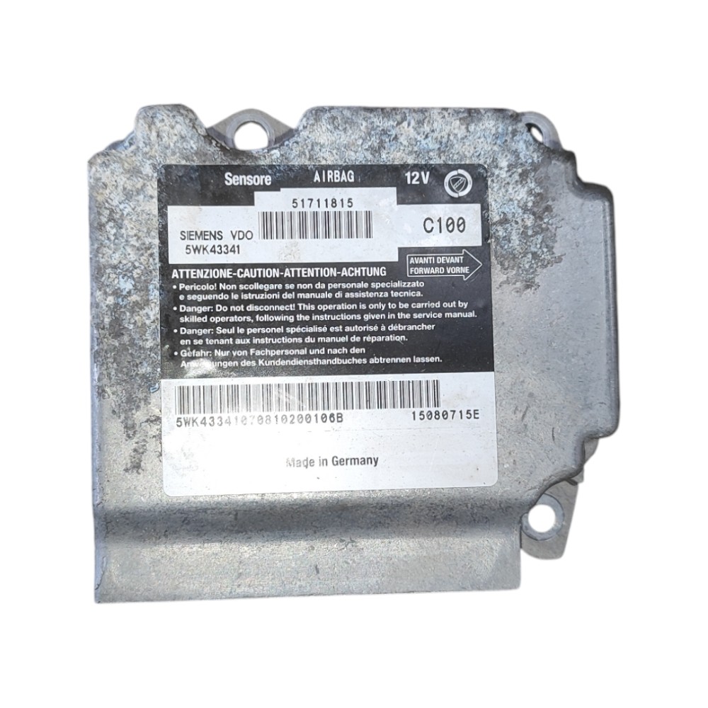 Módulo Airbag Fiat Stilo 2003 2004 2005 2006 2007 2008 2011