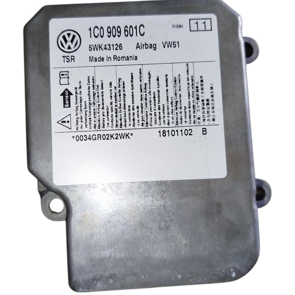 Módulo Airbag Vw Fox Gol Saveiro G5 2008 2010 2012 2014