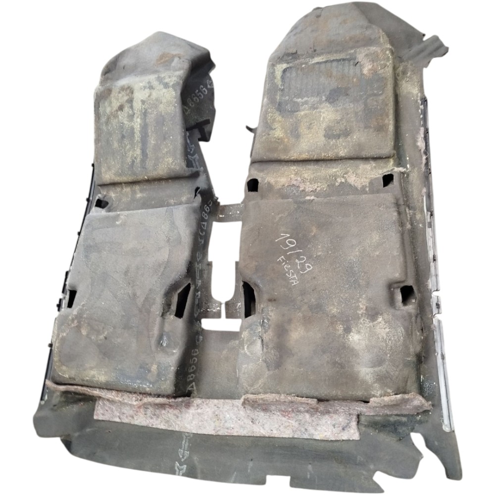 Carpet Moldado Assiao Ford Fiesta 2006 2008 2010 2012 2014 Preto 2