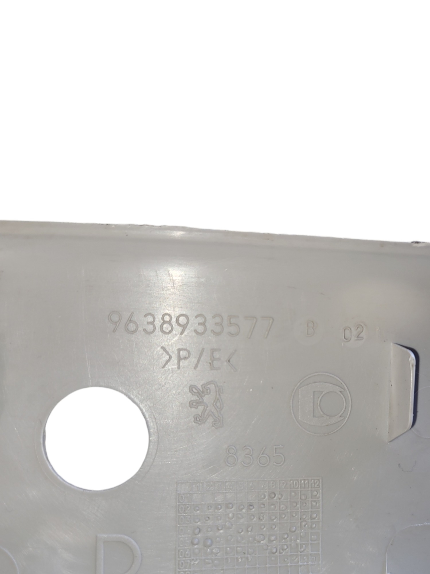 Acabamento Coluna Direita Peugeot 307 9638933577 Original 2