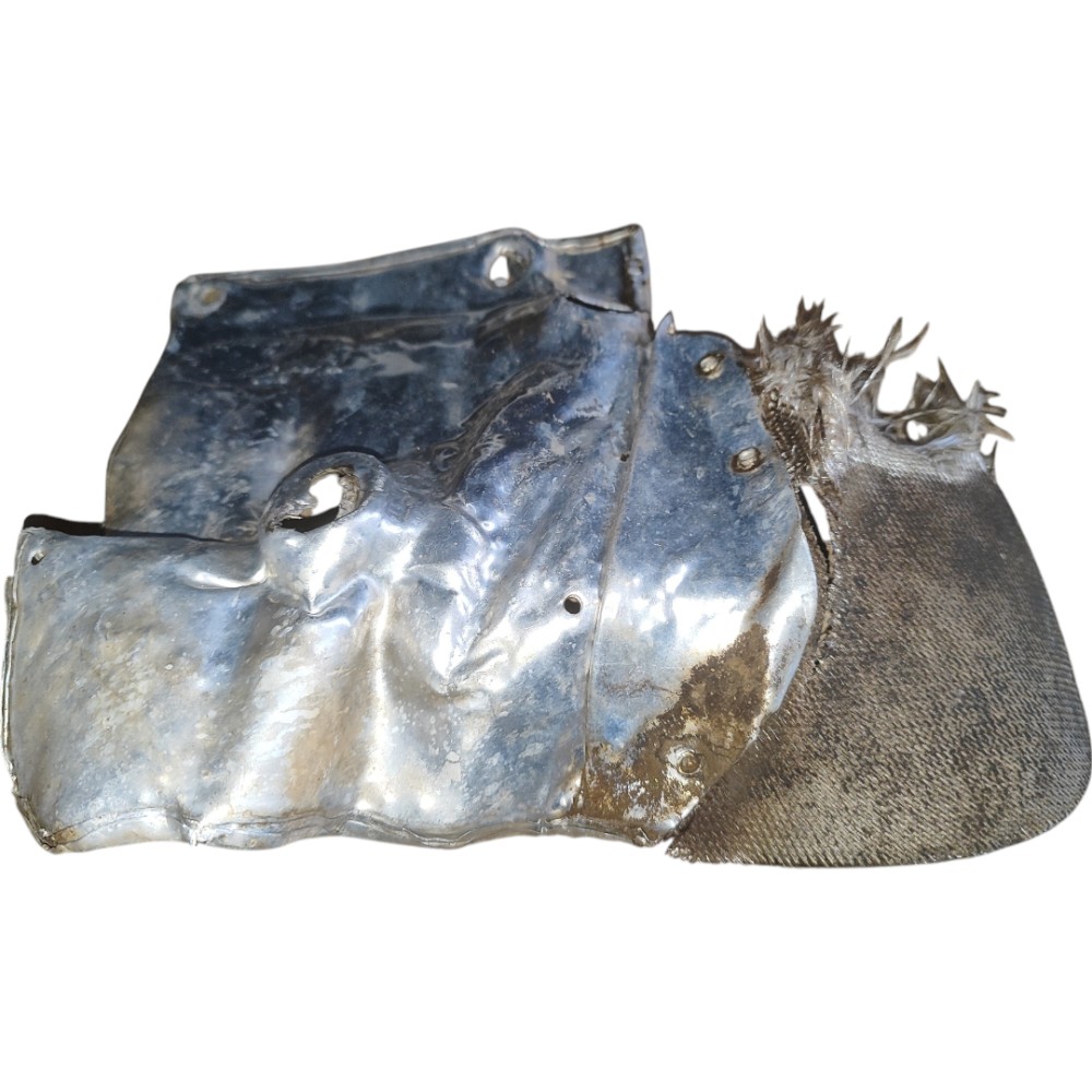 Defletor Calor Coxim Motor Audi A4 Vw Passat Alemão 1996/05 Prata 2