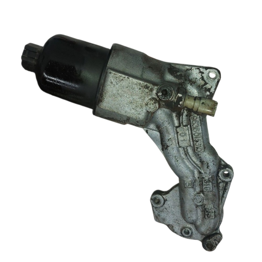 Suporte Filtro Óleo Peugeot 307 206 Citroen C3 1.6 2005 2012 Prata