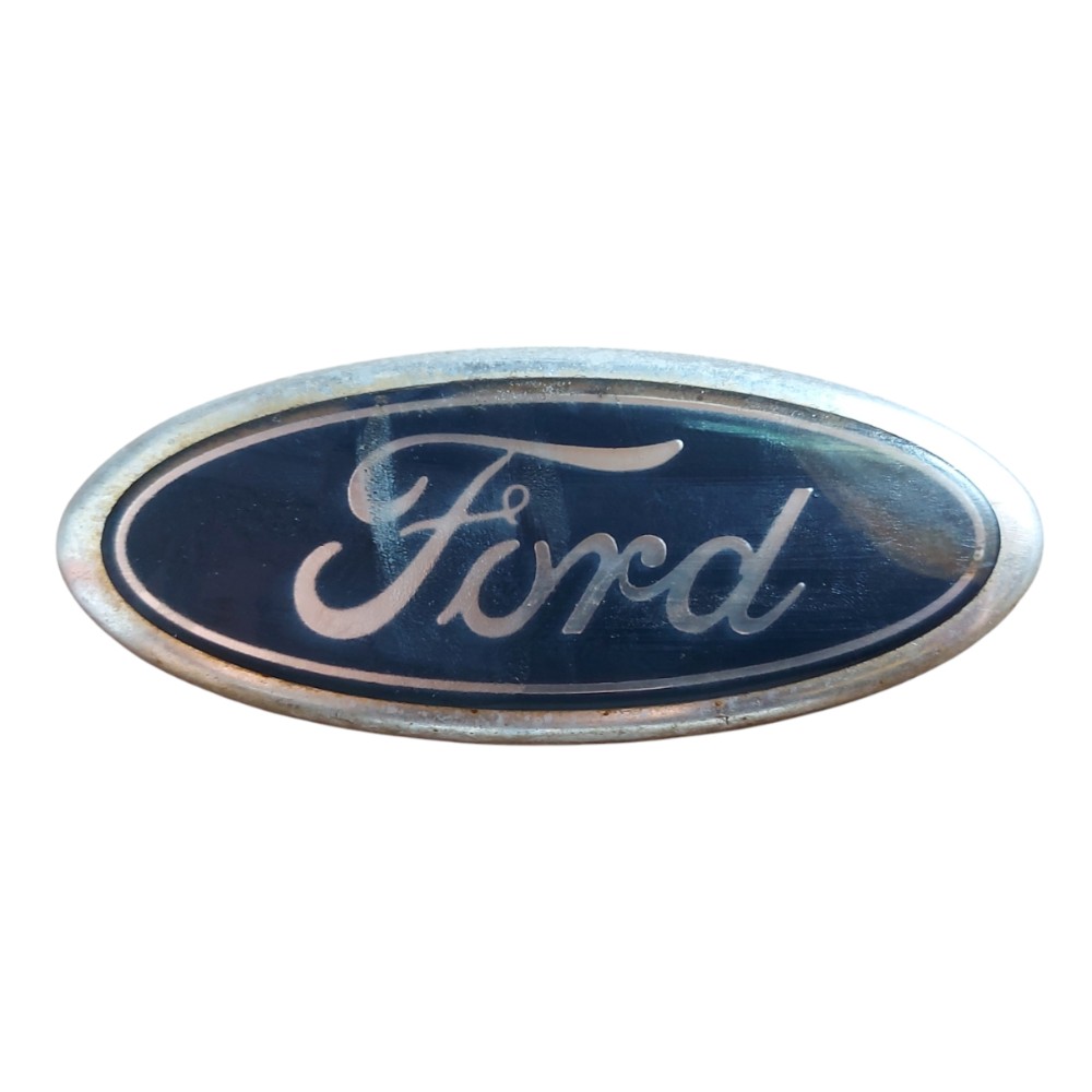 Emblema Régua Tampa Traseira Ford Ka Hatch Sedan 2008 A 2013 Azul 1